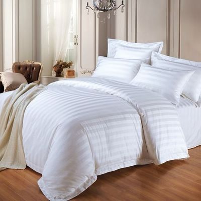 Ospedale Hotel 3cm Stripe 100% cotone lenzuola da letto Set da letto Comodo