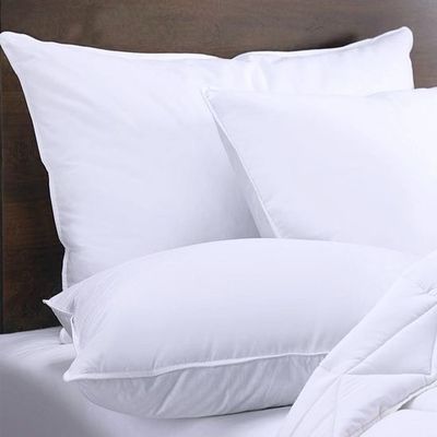 100% di cotone Bianco Hotel Salutevole cuscino da letto 3-5 stelle Standard
