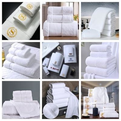 Logo personalizzato Soft Absorbente 100% di cotone faccia mani Bagno Hotel asciugamano