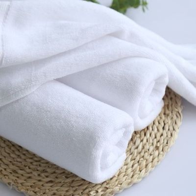Alberghi di lusso Usate 100% di cotone semplice di cotone asciugamano SGS certificato