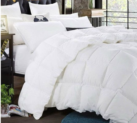 Di lusso 100% di cotone copertura bianca Goose Down copriletto per l' hotel casa
