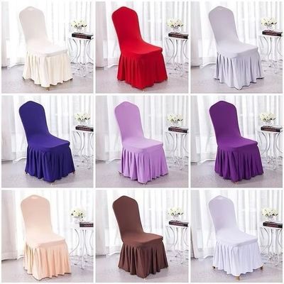 Coperture per sedie pieghevoli in spandex di poliestere per hotel